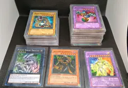 1st Edition Vintage/Modern Yu-gi-oh 129 Card Lot (128 English Cards) - Image 1