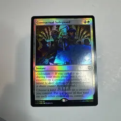 Contractual Safeguard Foil Promo Pack Commander: Streets of New Capenna NM MTG - Image 1