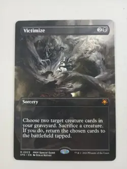 Magic The Gathering Victimize Borderless 0023 SPG MKM Special Guest MTG NM - Image 1