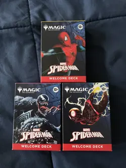 SDCC 2025 MTG - Magic The Gathering x Spider-Man Complete Welcome Deck Set Of 3 - Image 1