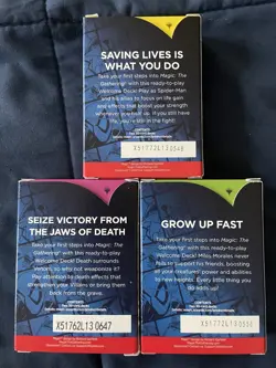 SDCC 2025 MTG - Magic The Gathering x Spider-Man Complete Welcome Deck Set Of 3 - Image 2