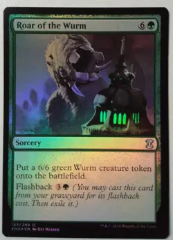 Roar of the Wurm *FOIL Uncommon* Magic MtG x1 Eternal Masters - Image 1