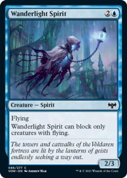 1x Wanderlight Spirit - Foil MTG Innistrad: Crimson Vow NM Magic Foil - Image 1
