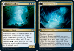 1x Brine Comber // Brinebound Gift - Foil MTG Innistrad: Crimson Vow NM Magic Fo - Image 1