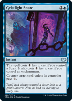 1x Geistlight Snare MTG Innistrad: Crimson Vow NM Magic Regular - Image 1