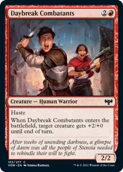 1x Daybreak Combatants - Foil MTG Innistrad: Crimson Vow NM Magic Foil - Image 1