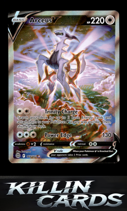 Arceus V (Alternate Full Art) 166/172 Pokemon Ultra Rare SWSH09: Brilliant Stars - Image 1