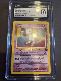 Mew 8 Wotc Promo Regular 2000 Black Star Promo Pokemon League - Image 1