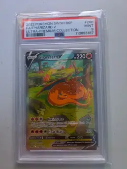Charizard V UPC Black Star Promo Pokemon SWSH260 PSA 9 ! - Image 1