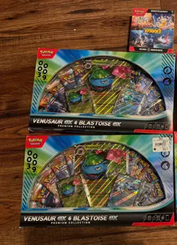 Pokemon Tcg 2x Venusaur Ex Blastoise Ex Premium Collection 1x Shrouded Fable - Image 1