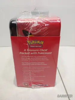NEW SEALED Pokemon 25th Anniversary Celebrations Treasure Chest Lunchbox Tin - Image 2