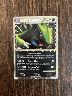 2010 Pokemon HGSS Unleashed Tyranitar Prime #88/95 - Image 1