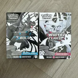 Pokemon Black Bolt and White Flare Booster Bundle Set of 2 *SEALED BRAND NEW* - Image 1