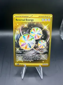 TCG POKEMON REVERSAL ENERGY FULL ART HOLO SECRET RARE 266/182 - Image 1