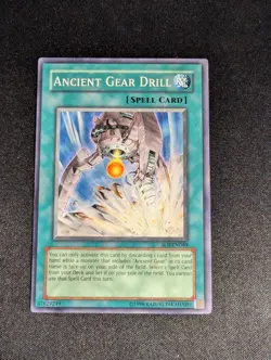 Yugioh - 2x Ancient Gear Drill SOI-EN040 1st Edition - Unlimited Common NM - Image 2