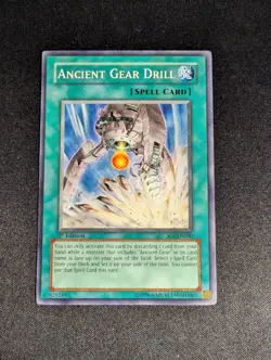 Yugioh - 2x Ancient Gear Drill SOI-EN040 1st Edition - Unlimited Common NM - Image 4