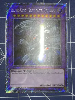 Yugioh Blue-Eyes Ultimate Dragon (Platinum Secret Rare) RA03-EN178 1st Edition - Image 2