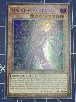Yugioh The Chaos Creator BLCR-EN070 Secret Rare 1st Edition NM - Image 2