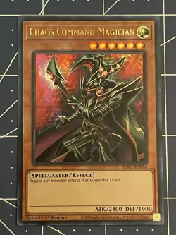Yugioh Chaos Command Magician LDS3-EN083 Ultra Rare 1st Edition NM - Image 1