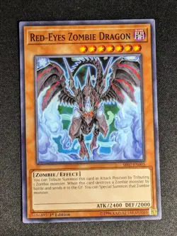 Yugioh Red-Eyes Zombie Dragon SR07-EN005 1st Edition Common NM - Image 1