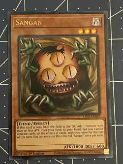 Yugioh Sangan LDS3-EN001 Legendary Duelists: Season 3 Ultra Rare 1st Edition NM - Image 1