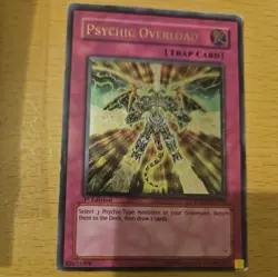 YUGIOH PSYCHIC OVERLOAD ULTRA RARE TDGS-EN070 - Image 1