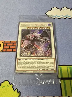 1x Yugioh Blackwing Full Armor Master LDS2 Limited Secret Rare Card Sealed - Image 1
