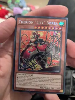 Therion "Lily" Borea MP23-EN062 Prismatic Secret Rare 1st Edition YuGiOh - Image 1
