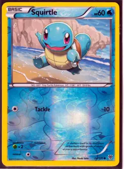 2012 SQUIRTLE 24/135 PLASMA STORM Pokemon Card - REVERSE HOLO NM/M - Image 1