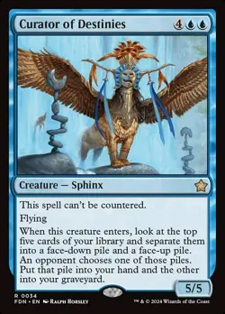 1x Curator of Destinies - Foundations - Near Mint, English - MTG! - Image 1