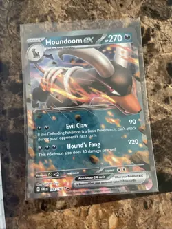 Houndoom EX Double Rare Holo Card 134/197 Obsidian Flames Series - Image 1