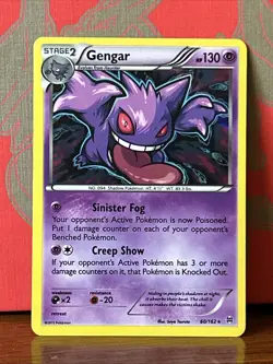 Pokemon Gengar Holo Rare TCG Card 60/162 XY Breakthrough - Image 1