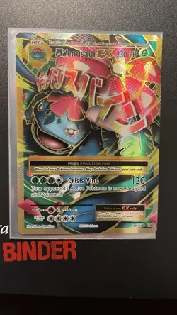 Pokemon Card XY Evolutions Ultra Rare M Venasuar EX 100/108 - Image 1