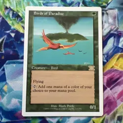 Birds of Paradise MTG Card Rare #217 Classic Sixth Edition (6ED) - Image 2