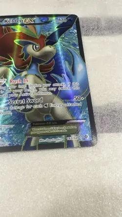 Pokemon Keldeo EX Boundaries Crossed 142/149 Ultra Rare Full Art Holo Card - Image 2