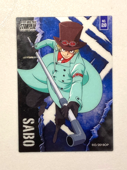 Sabo - No.28 - One Piece Movie Stampede Clear Card Collection Gum Card - Image 1