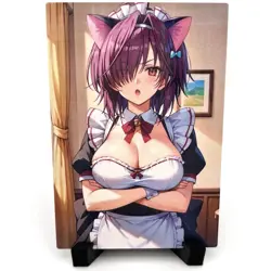 Amamiya Amane Sexy Hot Maid Anime Waifu Girl Doujin Lewd Goddess Story Art Card - Image 1