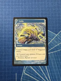 MTG Stifle Future Sight Mystery Booster 2 (MB2) Rare Magic Card #173 Unplayed - Image 1