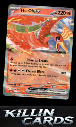Ho-oh ex 007/034 Pokemon Classic Collection Trading Card Game Classic Card NM - Image 1