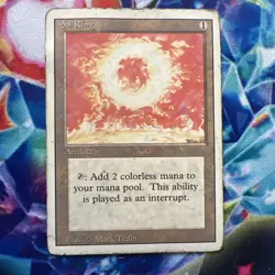 Sol Ring, Revised Edition (3ED) Heavily Played (HP) Magic the Gathering (MTG) - Image 2