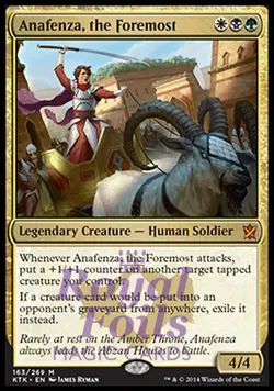 Anafenza the Foremost 1x FOIL KTK MTG Khans of Tarkir Mythic MINT white blk grn - Image 1