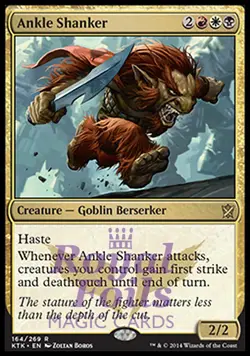 Ankle Shanker 1x FOIL MTG KTK Khans of Tarkir Rare MINT red white black - Image 1