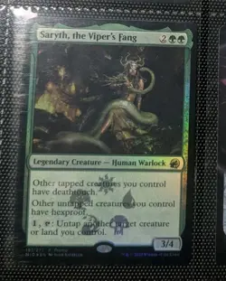 Saryth, the Viper's Fang Innistrad: Midnight Hunt MTG #197 FOIL - Image 1