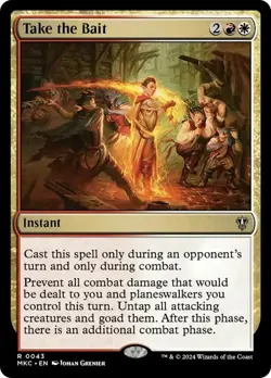 MTG Take the Bait [Murders at Karlov Manor Commander] Near Mint Magic - Image 1