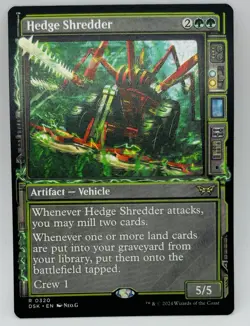 MTG Hedge Shredder (Showcase) Duskmourn: House of Horror Regular - Image 1
