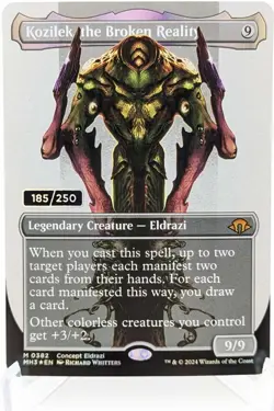Mtg - Kozilek, The Broken Reality - Serialized Foil 185 - NM - Image 1
