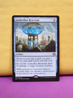 1x Aetherflux Reservoir, LP (see photos), KLD, Magic: the Gathering, MtG - Image 1