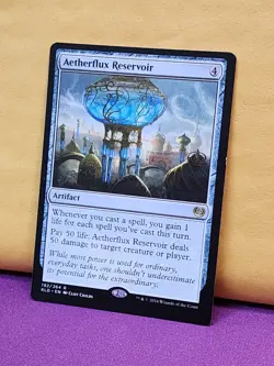 1x Aetherflux Reservoir, LP (see photos), KLD, Magic: the Gathering, MtG - Image 2