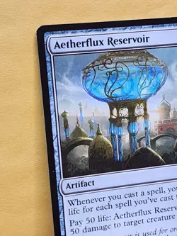 1x Aetherflux Reservoir, LP (see photos), KLD, Magic: the Gathering, MtG - Image 5