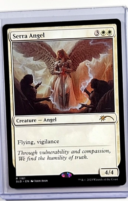 2023 MTG Magic the Gathering SLD Secret Lair Drop #1161 Serra Angel - Image 1